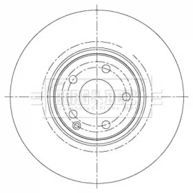 BORG & BECK bbd6083s -  Тормозной диск